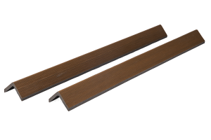 Уголок ДПК Turtle Shell, Australian Palisander, Co-Extrusion. Комплектующие для ДПК — Black Deck