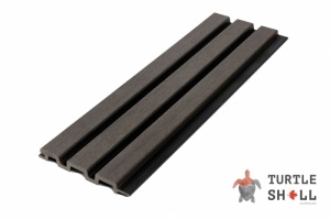 Реечная панель ДПК Turtle Shell Accent Lines, Faroese Smokewood