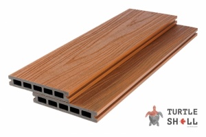 Террасная доска из ДПК Turtle Shell, Square, Thai Teak, Co-Extrusion